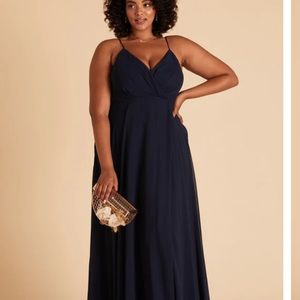 Bridy Grey Kaia Dress, dry cleaned, perfect condition. Color: Navy size: large